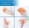 RMS Hand Exercise Balls - Physical Therapy and Occupational Therapy Kit to Strengthen Grip and Reduce Stiffness - Arthritic Pain Relief Exerciser - 4 Pack.