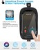 Whale Fall Waterproof Bike Frame Bag Bike Phone Bag Bicycle Cell Phone Holder for GPS - Bicycle Bag Frame Hard Eva Navi Pressure-Resistant Handlebar Bag TPU Touch-Screen with Sun-Visor and Rain Cover.