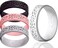 KAUAI - Silicone Wedding Ring for Women -Leading Brand, from The Latest Artist Design Innovations to Leading-Edge Comfort: Pro-Athletic RingKauai Elegance Rings Collection 6.