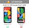 OMOTON [3 Pack] Screen Protector for Google Pixel 5 - Tempered Glass/Alignment Frame/Anti Scratch Screen Protector for Google Pixel 5.