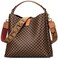 IBFUN Women Satchel Handbag Purse Ladies Leather Vintage Top Handle Tote Handbag.