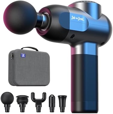 Bob and Brad Massage Gun, Massage Gun Deep Tissue Powerful up to 3200rpm Handheld Percussion Muscle Massager with 2500mAh Battery and Type-C Charging for Muscle Pain Relief Recovery, Great Gift.