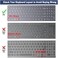 MUBUY-GOL Keyboard Cover for Lenovo Yoga 7i 15. 6" 16", Ideapad 3/Idepad 3i/Ideapad 5/Ideapad 5 15. 6 17. 3, Lenovo Flex 5 15. 6, Yoga Slim 7 15, ideaPad Slim 7 15. 6, ThinkBook 15/15P G2 G3 G4 -Black