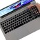 MUBUY-GOL Keyboard Cover for Lenovo Yoga 7i 15. 6" 16", Ideapad 3/Idepad 3i/Ideapad 5/Ideapad 5 15. 6 17. 3, Lenovo Flex 5 15. 6, Yoga Slim 7 15, ideaPad Slim 7 15. 6, ThinkBook 15/15P G2 G3 G4 -Black