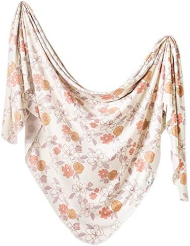 Copper Pearl Large Premium Knit Baby Swaddle Receiving BlanketFerra by.