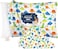 KeaBabies Toddler Pillowcase for Pillow - Organic Toddler Pillow Case for Kids - 100% Natural Cotton Pillowcase for Miniature Sleepy Pillows - Toddler First Pillow - Machine Washable (Happy Dino.