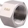 DERNORD 3/4" Barbed Hose x 3/4" NPT Female - Home Brew Fitting 304 Stainless Steel Pack of 2.