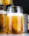 LUXU Beer Glass, 20 oz Can Shaped Beer Glasses Set of 4 -Craft Drinking Glasses,Large Beer Glasses for Any Drink and Any Occasion (Set of 4.