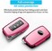 Autophone Compatible with Lexus Key Fob Cover with Keychain Soft TPU 360 Degree Protection Key Shell Case for RX ES GS LS NX RS GX LX RC LC Smart Key-Pink.