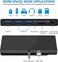 Rytaki Surface Go / Surface Go 2 Hub, 6-in-2 USB C Surface Go / Surface Go 2 Docking Station with 3 USB 3. 0 Ports, 3. 5mm Earphones Jack,SD/TF Card Reader(Surface Go / Surface Go 2 Adapter.