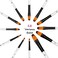 GETHPEN Filbert Paint Brushes Set, 12 PCS Artist Brush for Acrylic Oil Watercolor Gouache Artist Professional Painting Kits with Synthetic Nylon Tips White.