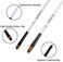 GETHPEN Filbert Paint Brushes Set, 12 PCS Artist Brush for Acrylic Oil Watercolor Gouache Artist Professional Painting Kits with Synthetic Nylon Tips White.