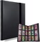 AITIME Sport Fans Gaming Card Collection Binder, 360 Side Loading Trading Card Collection Book MTG Yugioh Cards Protection Holder Playing Cards and Coupons Protector Storage Book (Black.