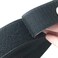 LLPT Sew On Hook and Loop Tape Extra Industrial Strength Nylon Fabric 1 Inch x 33 Feet Each Roll No Adhesive Hook Loop Strip for Sewing on DIY Cloth Shoe Curtain Bag Sport Gears Color Black (NHTB33.