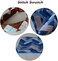 LLPT Sew On Hook and Loop Tape Extra Industrial Strength Nylon Fabric 1 Inch x 33 Feet Each Roll No Adhesive Hook Loop Strip for Sewing on DIY Cloth Shoe Curtain Bag Sport Gears Color Black (NHTB33.