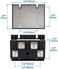 Baomain Bridge Rectifier 200A 1600V Full Wave Diode Module Single-Phase MDQ-200A.