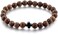 St John the Baptist Orthodox Brotherhood Christian Prayer Beads Bracelet &ndash; 25 8MM Wooden BeadsCross &ndash; Adult Men/Women Size.