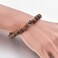 St John the Baptist Orthodox Brotherhood Christian Prayer Beads Bracelet &ndash; 25 8MM Wooden BeadsCross &ndash; Adult Men/Women Size.