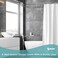 BigFoot Shower Curtain Liner - 72 x 72 Heavy Duty PEVA Shower Liner with Rustproof Metal Grommet and 3 Magnetic Weights - Non-Toxic, Odour Free and Compatible with Standard Showers, Clear.