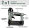 NEU MASTER Pneumatic Brad Nailer, NEU MASTER 2 in 1 Nail Gun Staple Gun Fires 18 Gauge 2 Inch Brad Nails and Crown 1-5/8 inch Staples with Carrying Case and Safety Glasses.