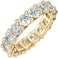 PAVOI 14K Gold Plated Rings Cubic Zirconia Love Ring4mm Stackable Rings for WomenGold Rings for Women.