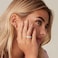 PAVOI 14K Gold Plated Rings Oval Cubic Zirconia Love RingEternity Ring5mm Stackable Rings for WomenGold Rings for Women.