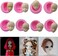 MoldFun 8Pcs/Set 3D Baby Face Soft Clay Mold Tools Doll Faces Silicone Mold Fondant Cake Decorating Tools Chocolate Candy Polymer Clay Soap Resin Moulds.