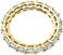 PAVOI 14K Gold Plated Rings Cubic Zirconia Love Ring3mm Cushion Cut Stackable Rings for WomenGold Rings for Women.