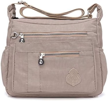 MINTEGRA Crossbody Bag for Women Nylon Waterproof Shoulder Purse Messenger Bag Lightweight Pocketbooks.