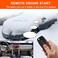 BANVIECar Keyless Entry Security Alarm System② Remote Engine Start StarterPush to Start Stop Iginition Kit Button.