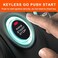 BANVIECar Keyless Entry Security Alarm System② Remote Engine Start StarterPush to Start Stop Iginition Kit Button.