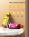 Hiipoo Sublimation Ink Refilled Bottles Work with C88 C88WF7710 ET2720 ET15000 ET2760 ET2750 ET4700 Inkjet Printers Heat Press Transfer on Mugs Plates T-Shirts Pillows Phone Case.