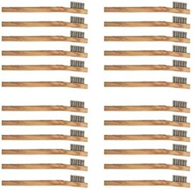 VCT 24 Pack Stainless Steel Wire Brush Tooth Brushes&acirc;&euro;&brvbar;.