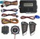 BANVIE Car Keyless Entry Security Alarm System with Remote Engine Start and Push to Start Stop Iginition Button Kit.