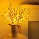 FFNIU 3PK 60" Led Branch Lights, Twig Lights for Vase, Willow Branches With USB Plug, Artificial Tree DIY Decorative for Halloween Thanksgiving Day and Christmas, Warm White.