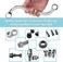 DURATECH S-Style Box Wrench Set, Metric, 5-Piece, 10mm to 19mm, 12 Point, CR-V Steel, with EVA Foam Tool Organizer.