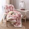 LOMAO Sherpa Fleece Blanket Fuzzy Soft Throw Blanket Dual Sided Blanket for Couch Sofa Bed (Coral, 60''x80''.