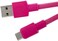 Asceny CoiledDouble-Sleeved Mechanical Keyboard Cable, for Type-C Mechanical Keyboards (Pink.