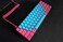 Asceny CoiledDouble-Sleeved Mechanical Keyboard Cable, for Type-C Mechanical Keyboards (Pink.