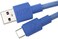 ASCENY CoiledDouble-Sleeved Mechanical Keyboard Cable, for Type-C Mechanical Keyboards (Blue.