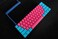 ASCENY CoiledDouble-Sleeved Mechanical Keyboard Cable, for Type-C Mechanical Keyboards (Blue.