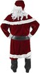 Halfjuly Men&rsquo;s Santa Costume Set Christmas 12pcs Deluxe Velvet Adult Santa Claus Suit.