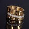 hwojjha Jarlinwel Stainless Steel CZ Zirconia Roman Numeral Ring For Women Girls 3 in 1 Spinner Rings.