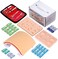 Medarchitect Premium Suturing Skill Trainer Including DIY Incision Suture Pad with HookLoop Replacement Design, 19 Pre-Cut Wounds PadComplete Tools for Advanced Suture Skill Practice Educational Use O