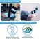 Relief Expert Ankle Foot Ice Pack Wrap, Reusable Gel Cold Pack with Cold Compress Therapy for Achilles Tendon, Heel Ice Pack for Soothing and Recovery - Blue.