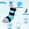 Relief Expert Ankle Foot Ice Pack Wrap, Reusable Gel Cold Pack with Cold Compress Therapy for Achilles Tendon, Heel Ice Pack for Soothing and Recovery - Blue.