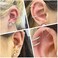 OUFER Nose Rings Surgical Steel Cartilage Earrings Tragus 316L Stainless Steel Helix Earrings Cartilage Earring 14G/16G/18G/20G Hinged Segment Rings Hoop.