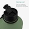 Navaris Stainless Steel Water Bottle - 2. 2 Litre Large Metal Sports, Camping, Gym Canteen for Drinking Water, Liquid, Drinks.