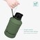 Navaris Stainless Steel Water Bottle - 2. 2 Litre Large Metal Sports, Camping, Gym Canteen for Drinking Water, Liquid, Drinks.