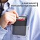 Zitahli Slim Wallets for Men RFID Money Clip Wallet Men's Front Pocket Minimalist Wallet, Carbon BlackOrange, S.